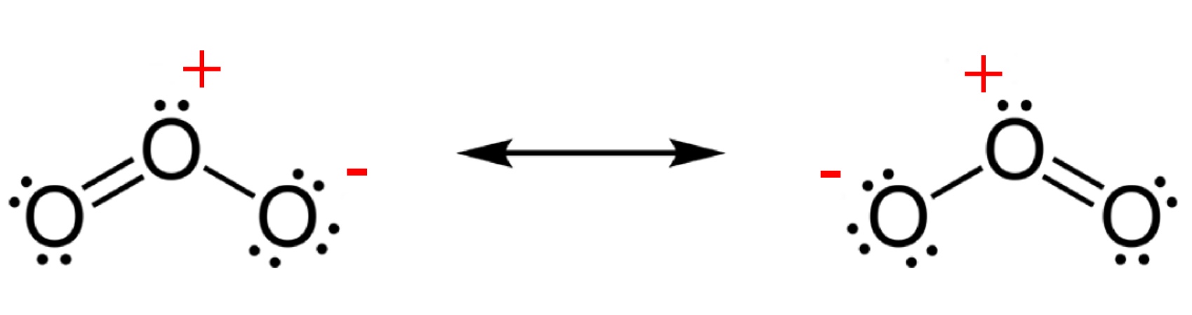 resonance structure of ozone