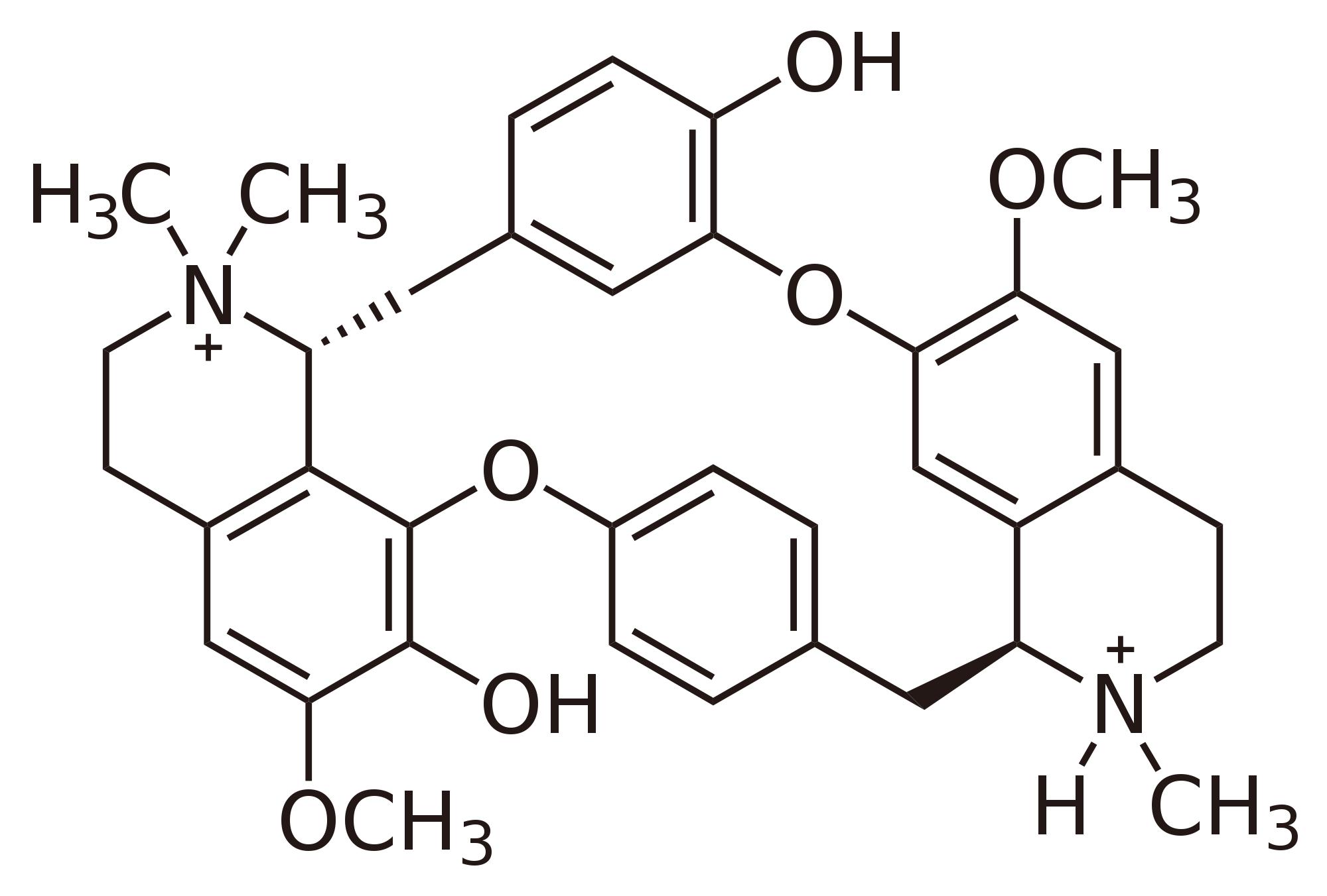 structure of Tubocurarine