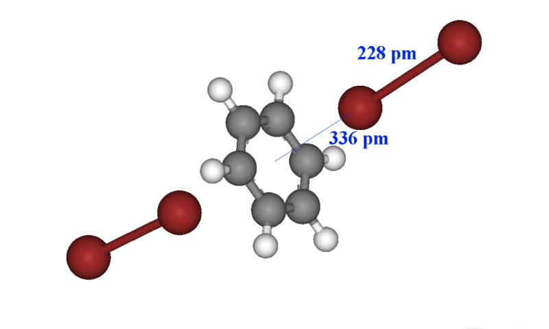 Br2 compound with benzene